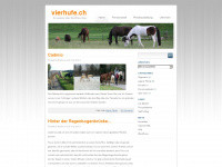 vierhufe.ch Webseite Vorschau