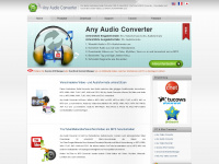 any-audio-converter.com Webseite Vorschau