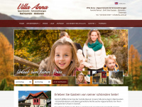 villa-anna.at Webseite Vorschau