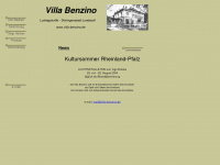 villa-benzino.de Webseite Vorschau