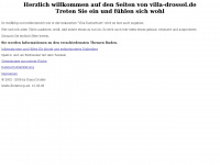 villa-drossel.de Webseite Vorschau