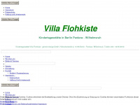 villa-flohkiste.de Webseite Vorschau