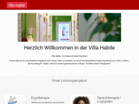 villa-habile.de Webseite Vorschau
