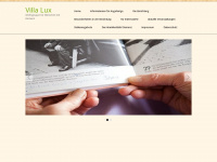 villa-lux.de Webseite Vorschau