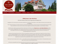 villa-rose.at Webseite Vorschau