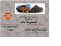 villa-sorgenfrei.de Webseite Vorschau