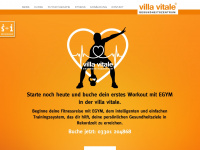 villa-vitale.de Webseite Vorschau