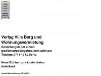 villaberg.de Webseite Vorschau