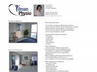 vilman-physio.ch Webseite Vorschau