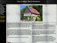 vinecottage.de Webseite Vorschau