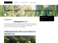 vineyard.at Webseite Vorschau