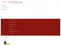 vini-mediterranee.at Webseite Vorschau