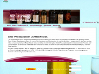 vinieviaggi.de Webseite Vorschau