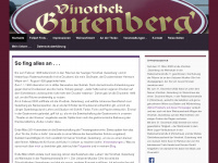 vinothek-gutenberg.de Webseite Vorschau