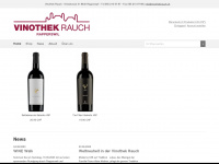 vinothekrauch.ch Webseite Vorschau