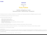 viola-ruether.de Webseite Vorschau
