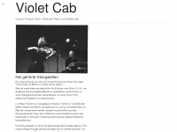 violetcab.de Webseite Vorschau