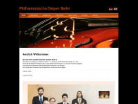 violins-ensemble.de Webseite Vorschau