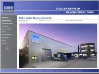 keppler-maschinenbau.de Webseite Vorschau