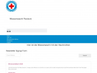 wasserwacht.com Webseite Vorschau
