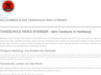 tanzschule-stender.de Webseite Vorschau