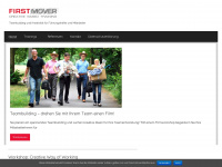 first-mover.com Webseite Vorschau