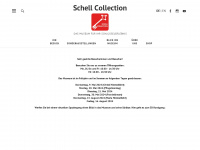 schell-collection.com Webseite Vorschau