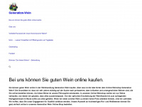 generation-wein.com Webseite Vorschau
