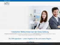 seitz-stiftung.de Webseite Vorschau
