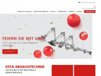 esta.com Webseite Vorschau
