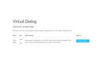 virtualdialog.de Webseite Vorschau
