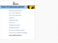 vision-privatschulen.de Webseite Vorschau