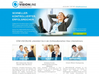 visionline.at Webseite Vorschau