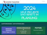 vispertheater.ch Webseite Vorschau
