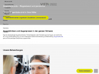 vista.ch Webseite Vorschau