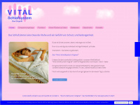 vital-schlafsystem.at Webseite Vorschau