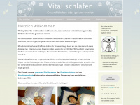 vital-schlafen.de Webseite Vorschau