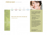 vitaler-raum.at Webseite Vorschau