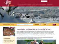 vitalhof-tunelhof.at Webseite Vorschau
