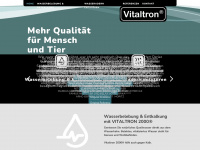 vitaltron.ch Webseite Vorschau