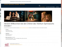 vitzthum-gymnasium-chor.de Webseite Vorschau