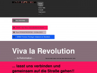 viva-la-revolution.de Webseite Vorschau