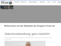 vivian.ch Webseite Vorschau