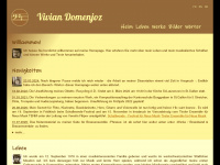 viviandomenjoz.ch Webseite Vorschau