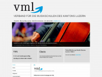 vml.ch Webseite Vorschau