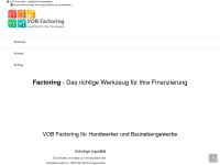 vob-factoring.de Webseite Vorschau