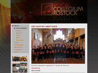 vocal-collegium-rostock.de Webseite Vorschau