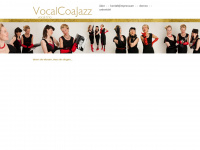 vocalcoajazz.de Webseite Vorschau