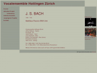 vocalensemble-hottingen.ch Webseite Vorschau
