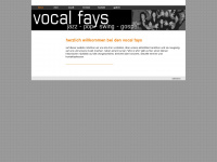 vocalfays.de Webseite Vorschau